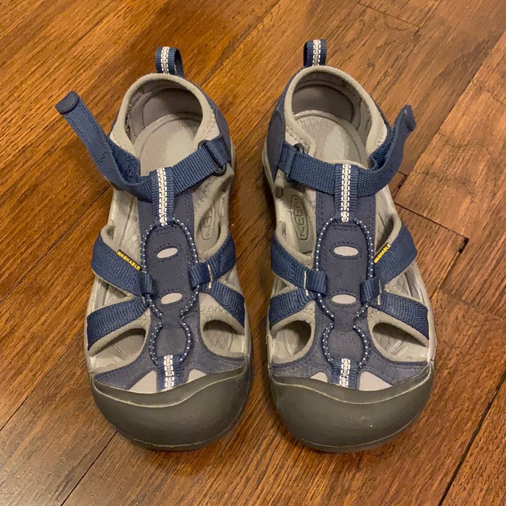 Kids' Navy and Gray KEEN Sandals